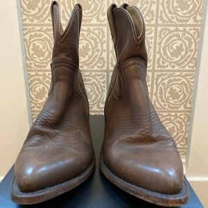 Frye Billy Western ankle boots